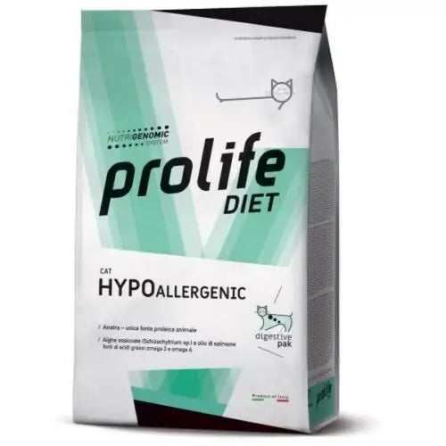 Prolife Cat Hypoallergenic Anatra 5kg – Gatto Adulto Prolife Cat Hypoallergenic Anatra 5kg – Gatto Adulto